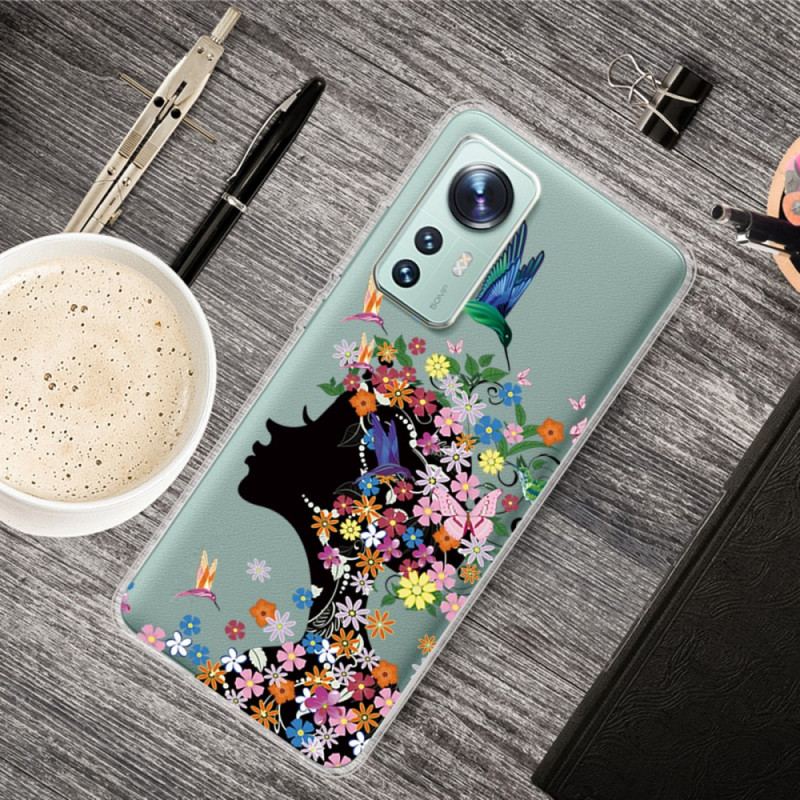 Cover Xiaomi 12 Pro Silikone Blomsterhoved