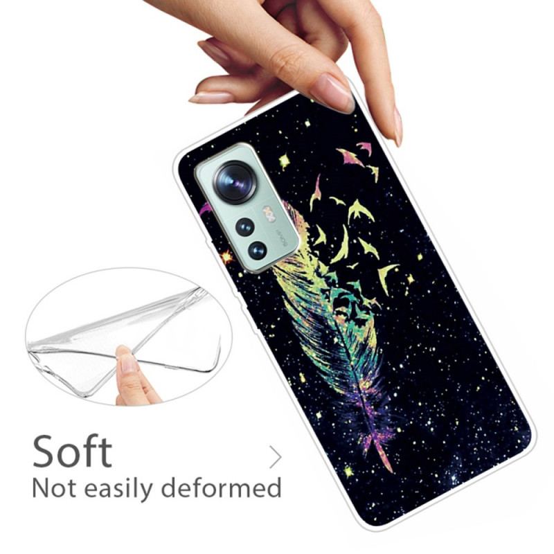 Cover Xiaomi 12 Pro Silikone Fabelagtig Fjer