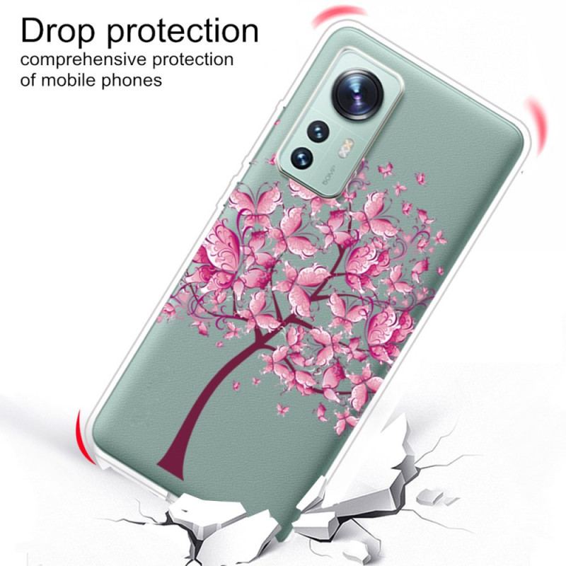 Cover Xiaomi 12 Pro Silikone Lyserødt Træ