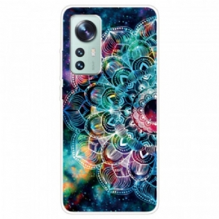 Cover Xiaomi 12 Pro Silikone Mandala Design