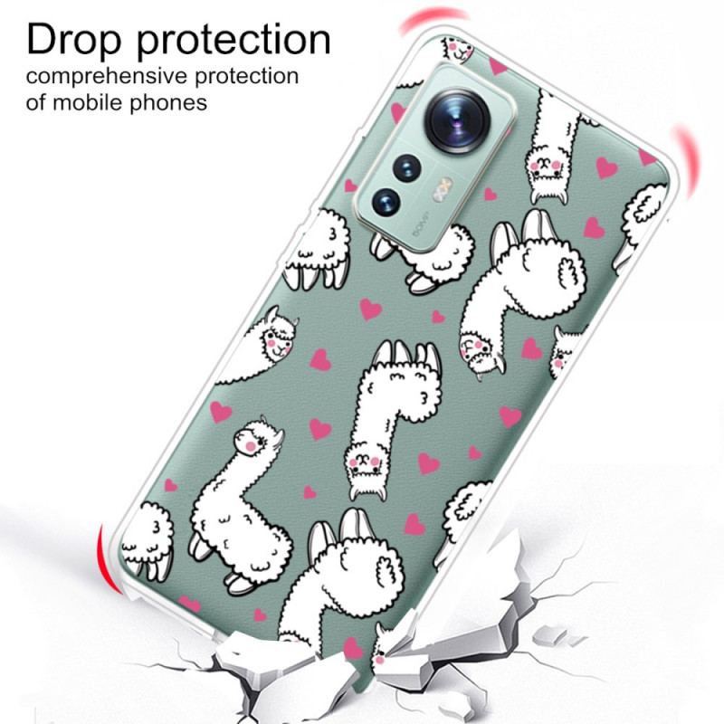 Mobilcover Xiaomi 12 Pro Silikone Kun Lamaer