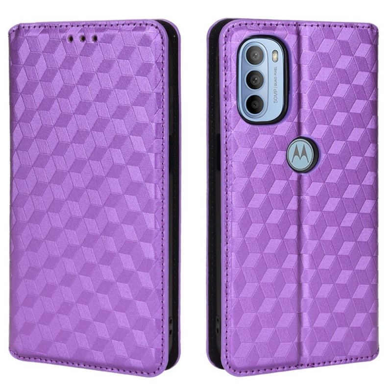 Cover Moto G41 / G31 Flip Cover Diamant Læder Effekt