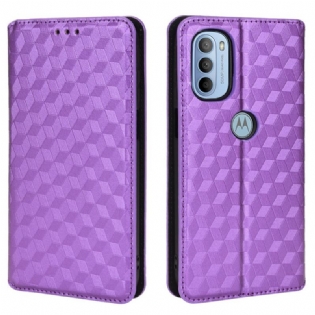 Cover Moto G41 / G31 Flip Cover Diamant Læder Effekt