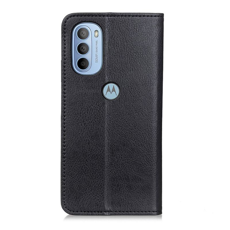 Cover Moto G41 / G31 Flip Cover Mat Split Læder