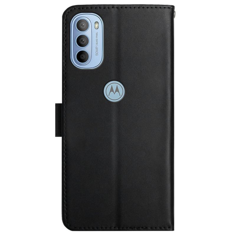 Flip Cover Moto G41 / G31 Ægte Nappa Læder