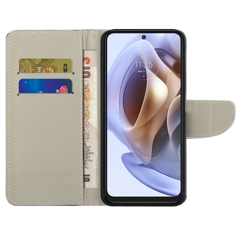 Flip Cover Moto G41 / G31 Bevar Roen Og Gnistre