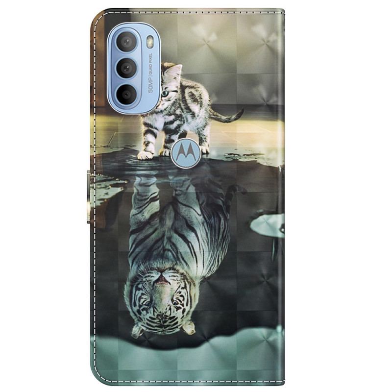 Flip Cover Moto G41 / G31 Ernest The Tiger