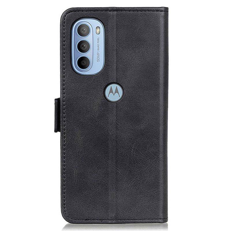 Flip Cover Moto G41 / G31 Læder Cover Dobbelt Klap