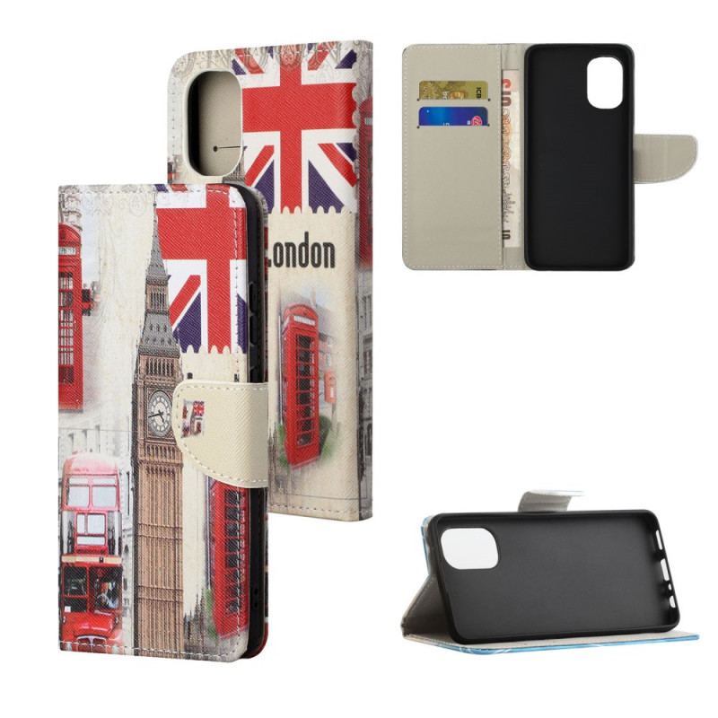 Flip Cover Moto G41 / G31 London Liv