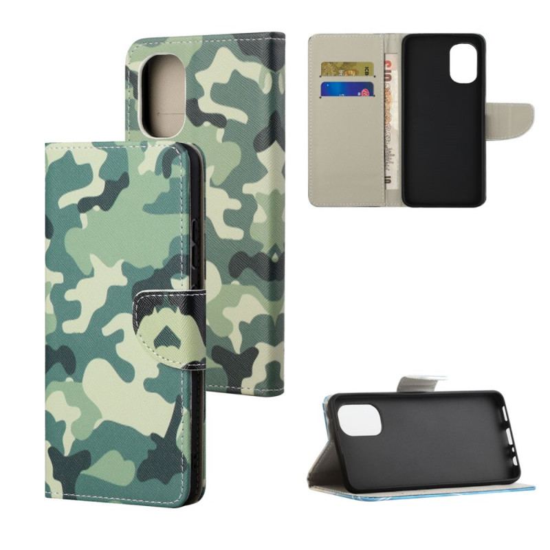 Flip Cover Moto G41 / G31 Militær Camouflage