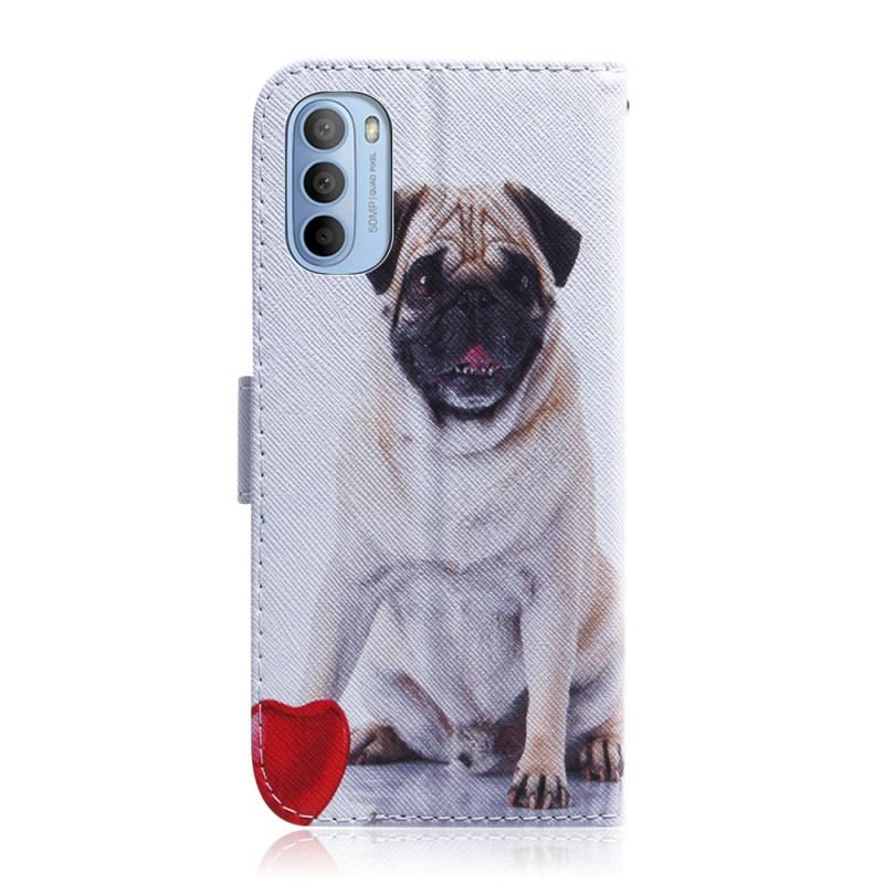 Flip Cover Moto G41 / G31 Mops Hund