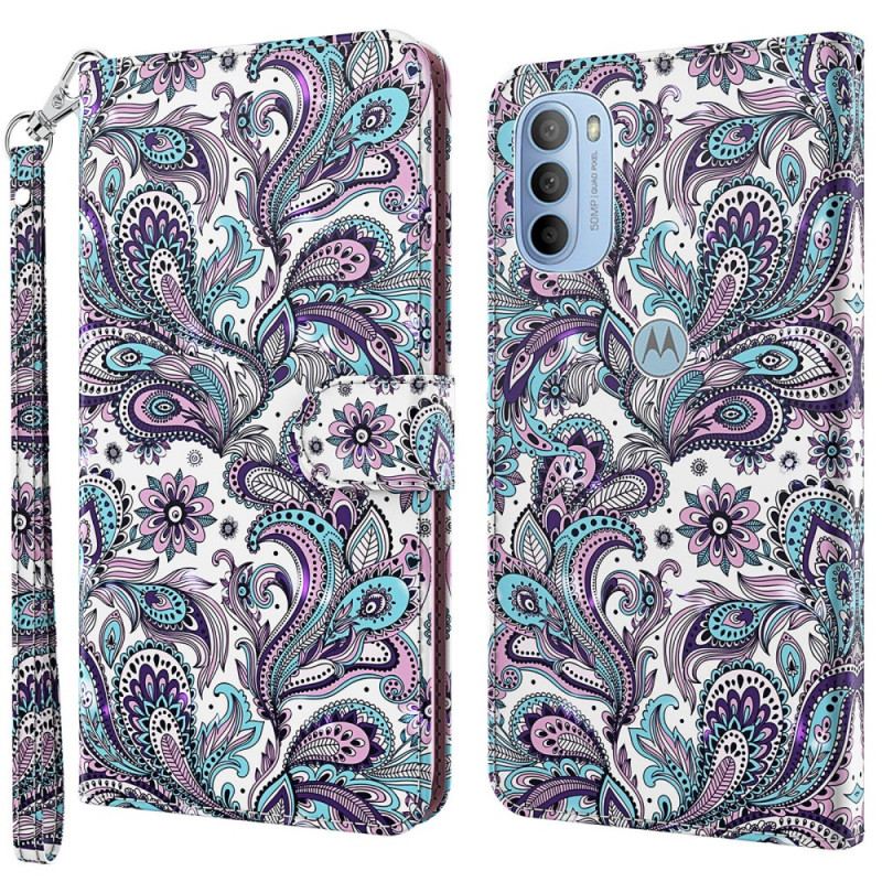 Flip Cover Moto G41 / G31 Paisley