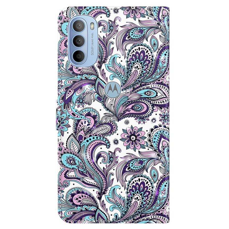 Flip Cover Moto G41 / G31 Paisley