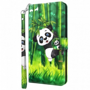 Flip Cover Moto G41 / G31 Panda Og Bambus
