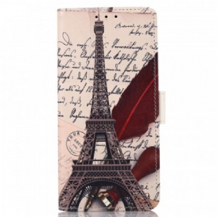 Flip Cover Moto G41 / G31 Poetens Eiffeltårn