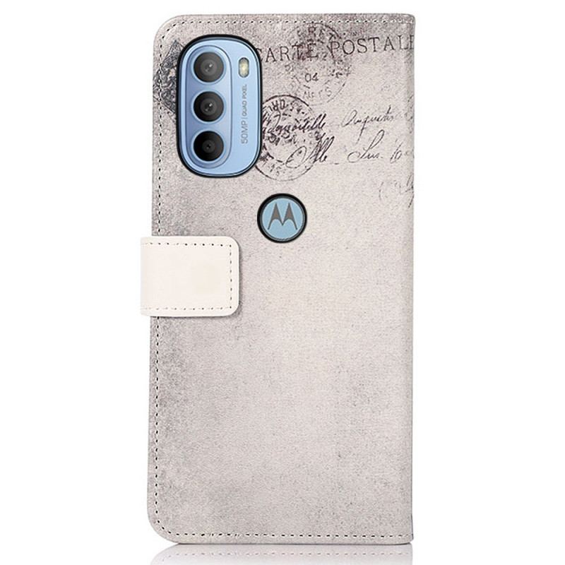 Flip Cover Moto G41 / G31 Rejsende Kat