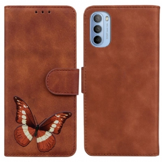 Flip Cover Moto G41 / G31 Skin-touch Butterfly