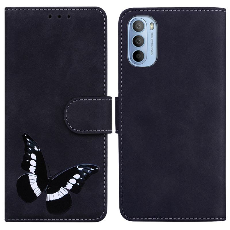 Flip Cover Moto G41 / G31 Skin-touch Butterfly