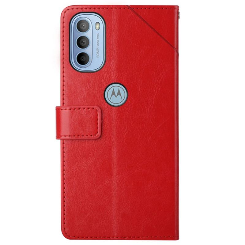 Flip Cover Moto G41 / G31 Stil Læder Geo Y Design