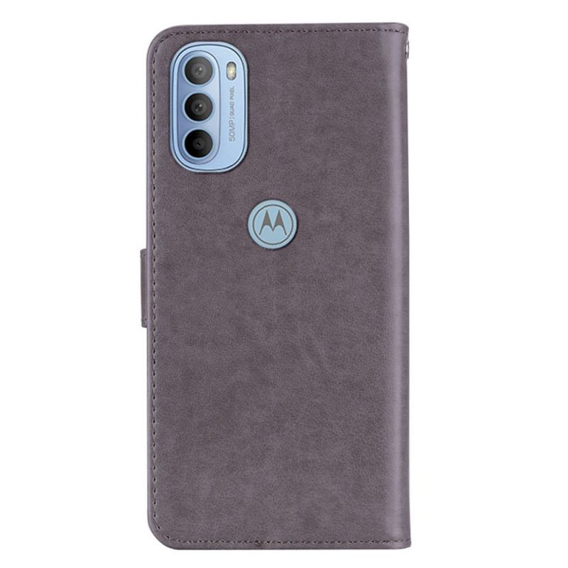 Flip Cover Moto G41 / G31 Ugle Mandala Og Charm