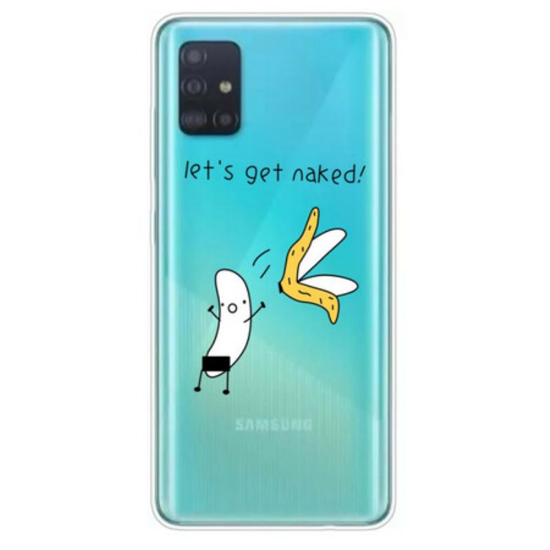 Cover Samsung Galaxy A51 Banan Lad Os Blive Nøgne