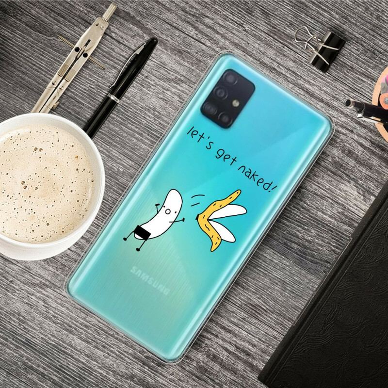 Cover Samsung Galaxy A51 Banan Lad Os Blive Nøgne