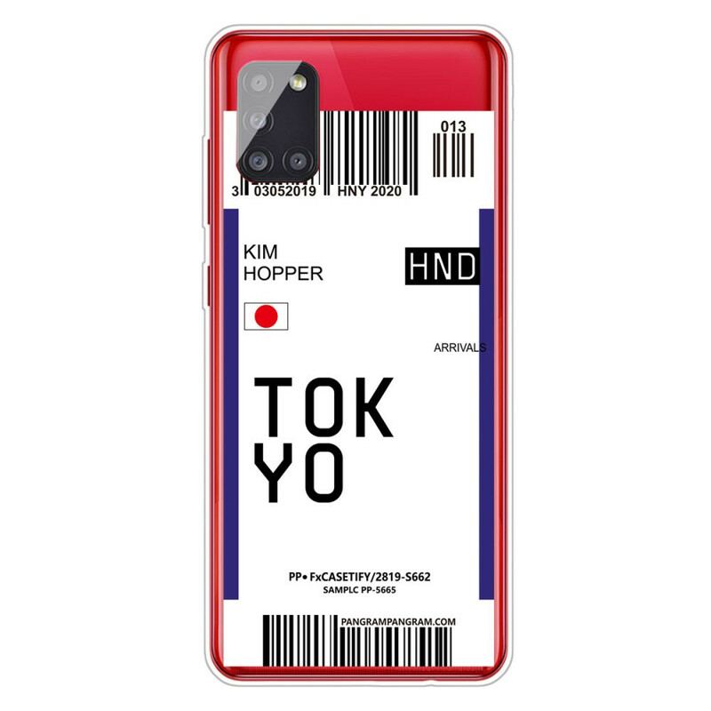 Cover Samsung Galaxy A51 Boardingkort Til Tokyo