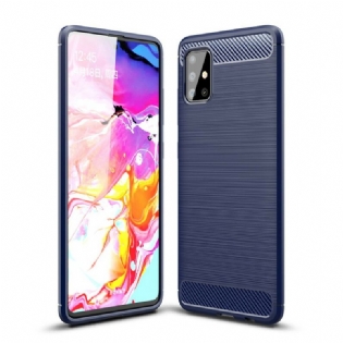 Cover Samsung Galaxy A51 Børstet Kulfiber