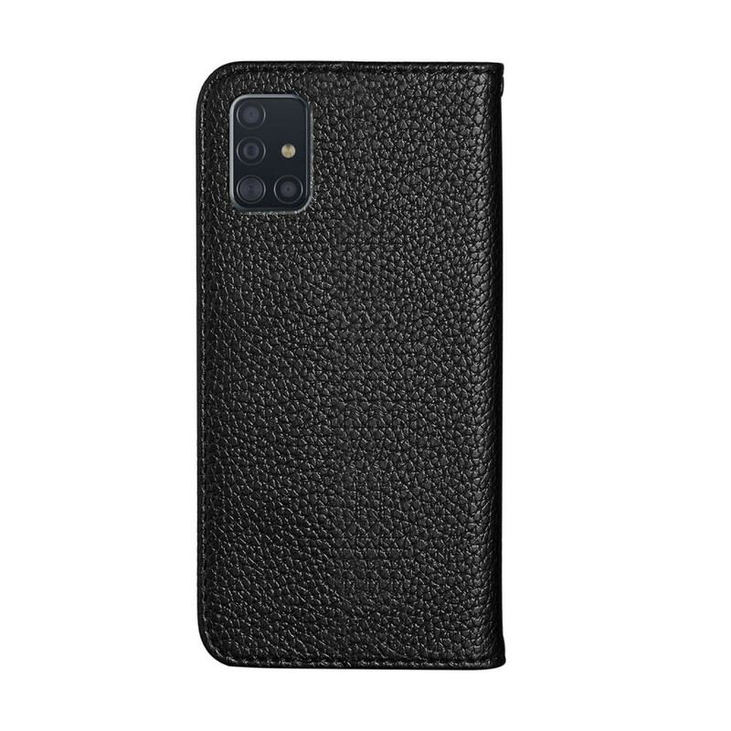 Cover Samsung Galaxy A51 Flip Cover Imiteret Læder Litchi Ultra Chic