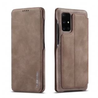 Cover Samsung Galaxy A51 Flip Cover Lc.imeeke Lædereffekt