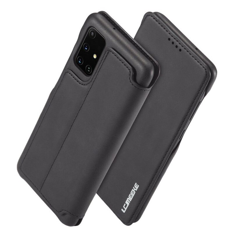 Cover Samsung Galaxy A51 Flip Cover Lc.imeeke Lædereffekt