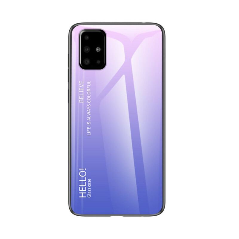 Cover Samsung Galaxy A51 Hærdet Glas Hej