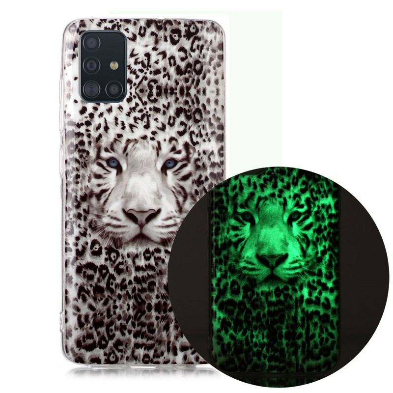 Cover Samsung Galaxy A51 Leopard Fluorescerende