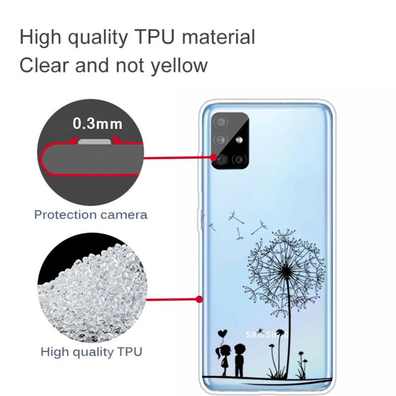 Cover Samsung Galaxy A51 Mælkebøtte Kærlighed