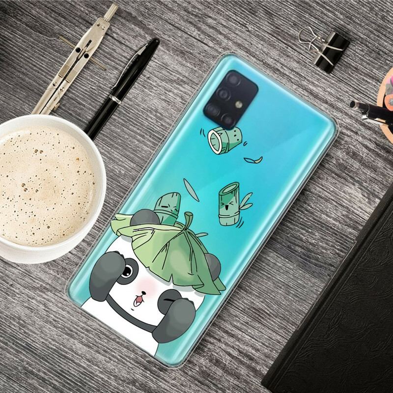 Cover Samsung Galaxy A51 Panda Jonglør