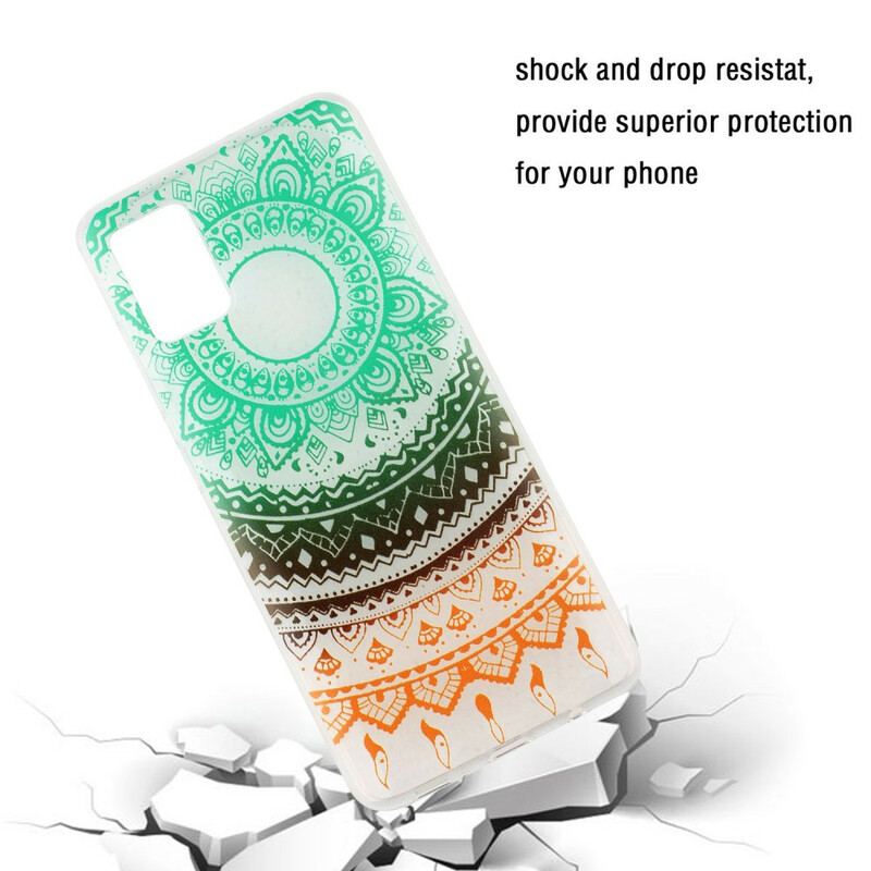 Cover Samsung Galaxy A51 Sømløs Mørk Farverig Mandala