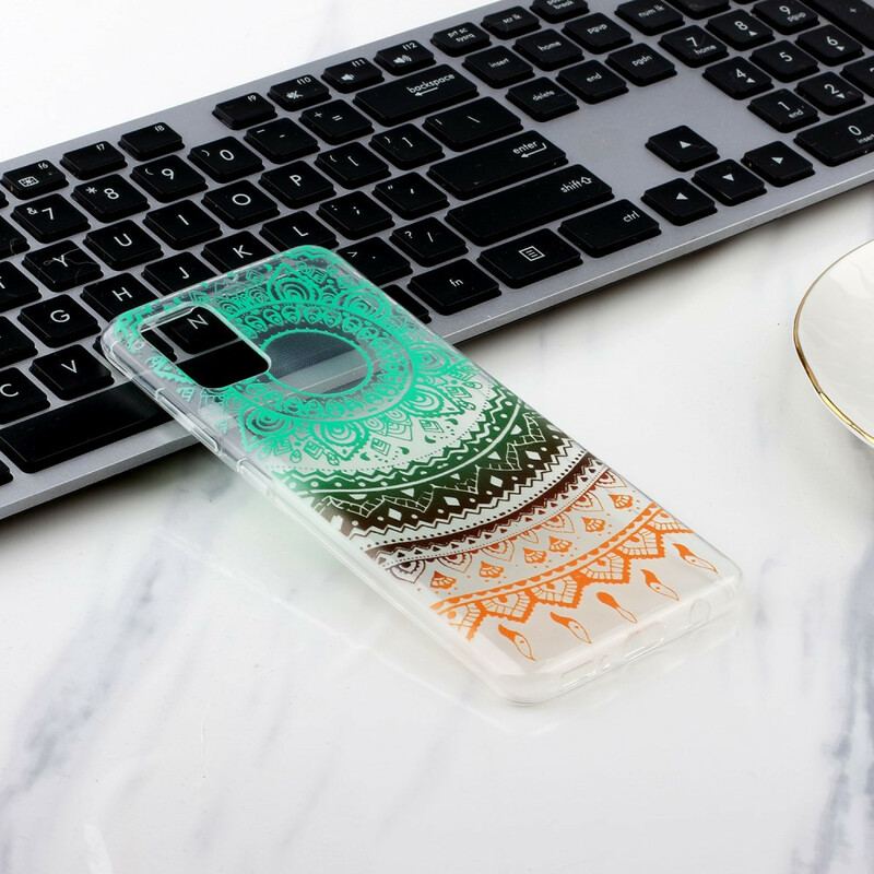 Cover Samsung Galaxy A51 Sømløs Mørk Farverig Mandala