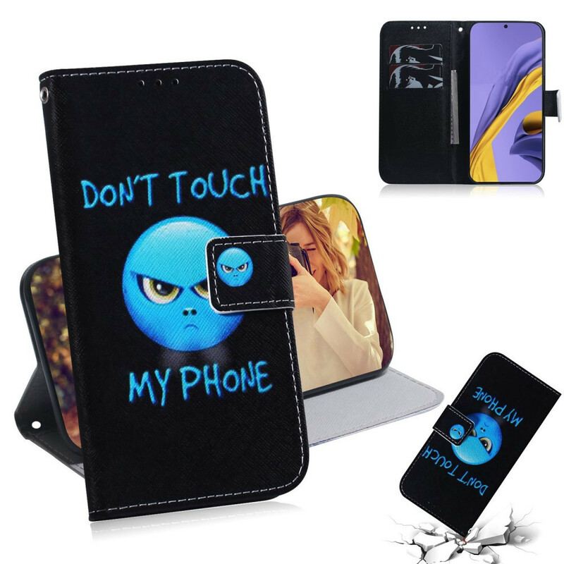 Flip Cover Samsung Galaxy A51 Emoji Telefon