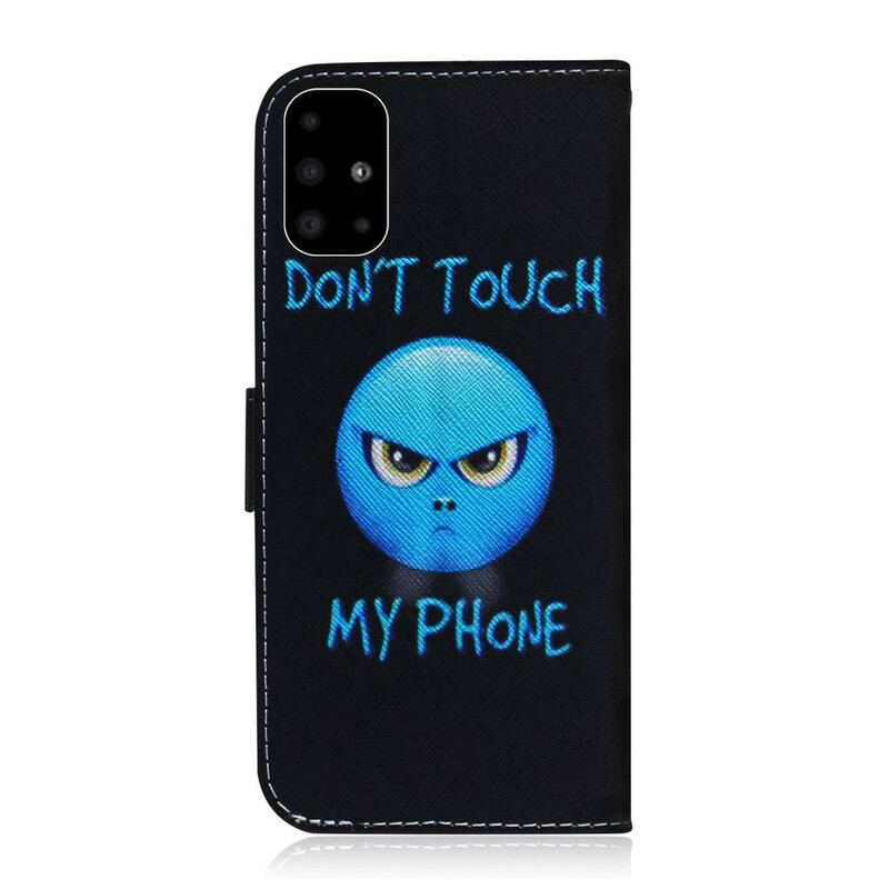 Flip Cover Samsung Galaxy A51 Emoji Telefon