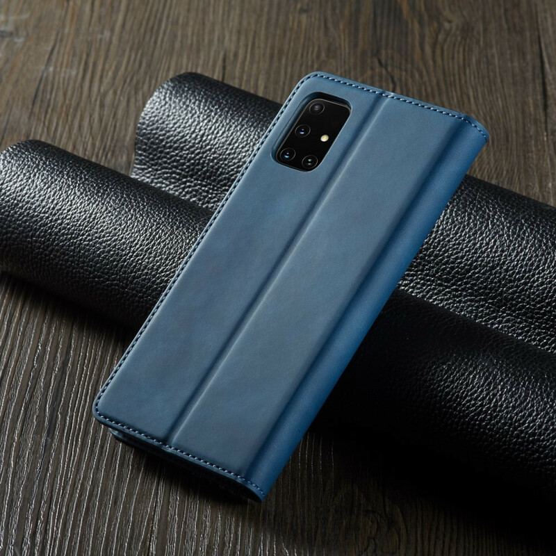 Flip Cover Samsung Galaxy A51 Forwenw Lædereffekt