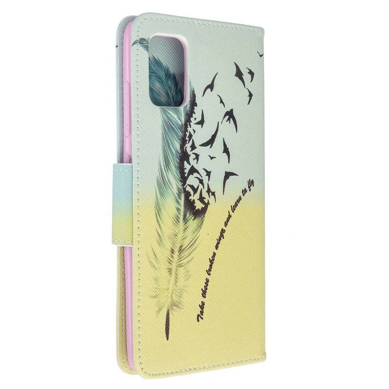 Flip Cover Samsung Galaxy A51 Lære At Flyve