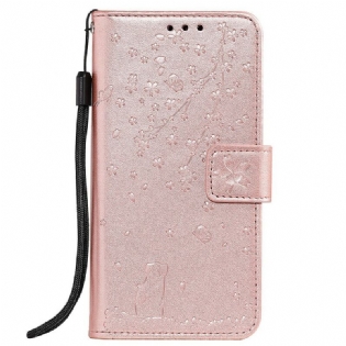 Flip Cover Samsung Galaxy A51 Med Snor Lanyard Daydream