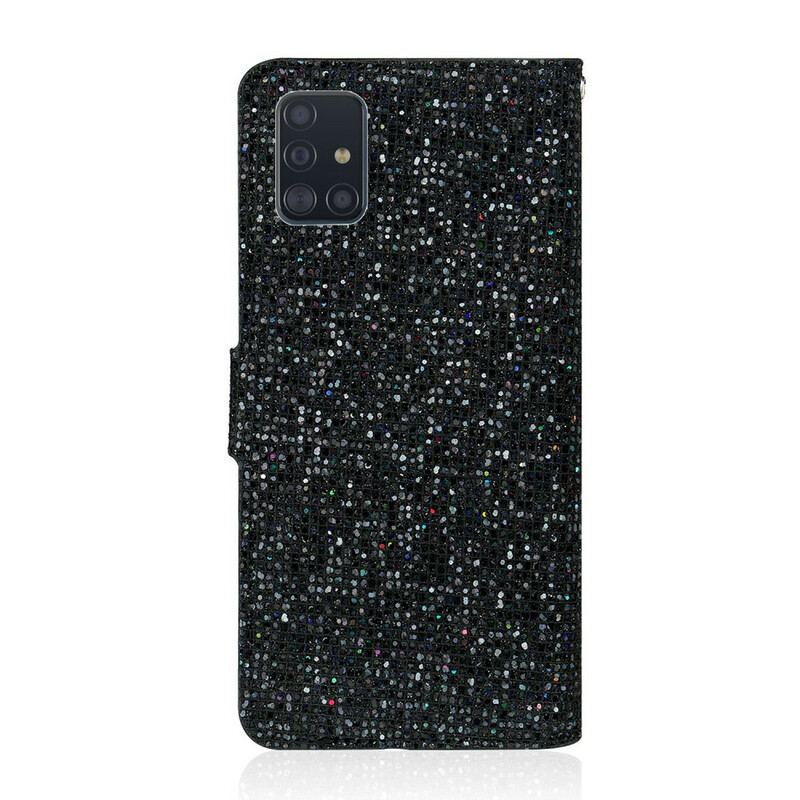 Flip Cover Samsung Galaxy A51 Pailletter S Design