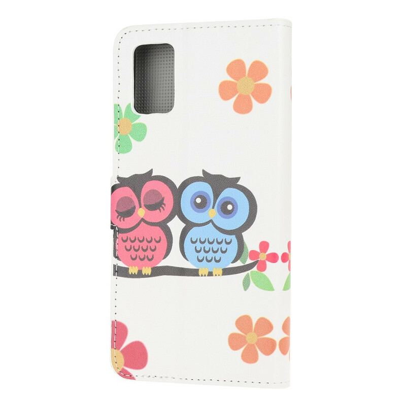 Flip Cover Samsung Galaxy A51 Par Ugler