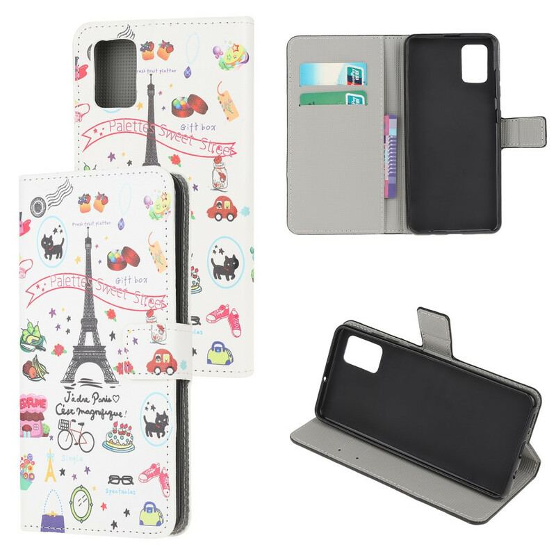 Læder Cover Samsung Galaxy A51 Jeg Elsker Paris