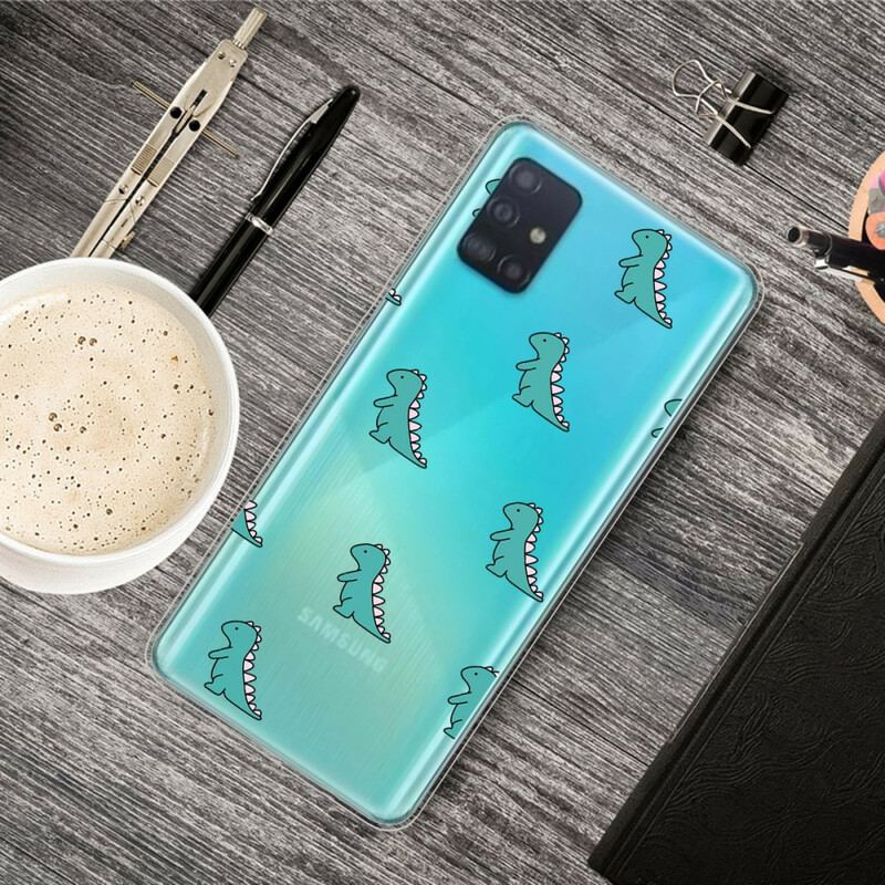 Mobilcover Samsung Galaxy A51 Dinosaurer