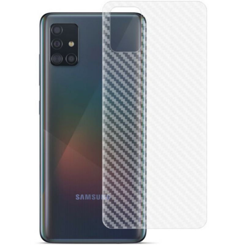 Rygbeskyttelsesfilm Til Samsung Galaxy A51 Carbon Style Imak