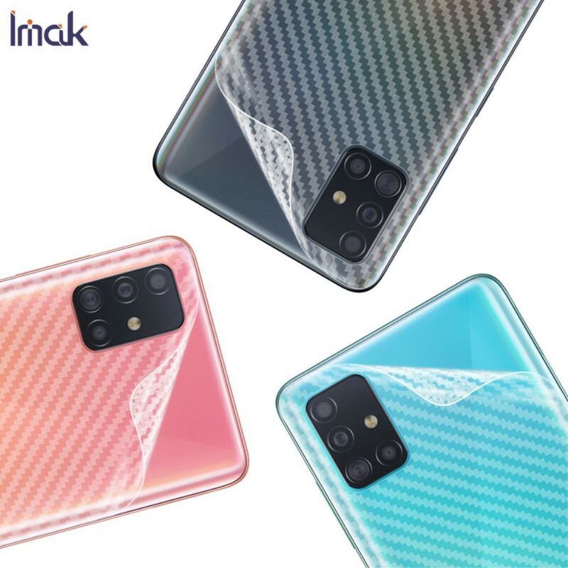 Rygbeskyttelsesfilm Til Samsung Galaxy A51 Carbon Style Imak