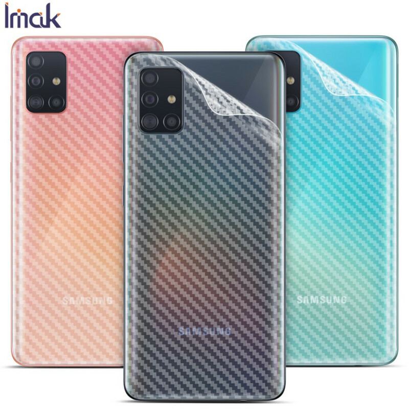 Rygbeskyttelsesfilm Til Samsung Galaxy A51 Carbon Style Imak