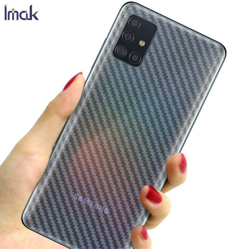 Rygbeskyttelsesfilm Til Samsung Galaxy A51 Carbon Style Imak